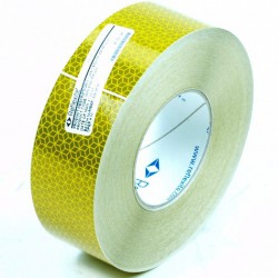 Reflecterend tape geel 50 meter