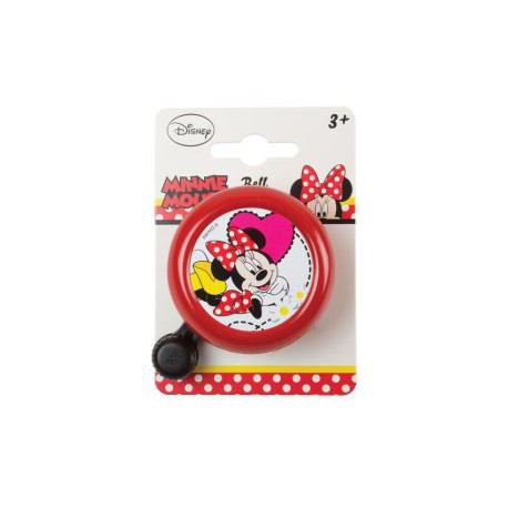 Fietsbel Minnie Mouse rood