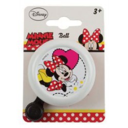 Fietsbel Minnie Mouse wit