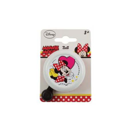 Fietsbel Minnie Mouse wit