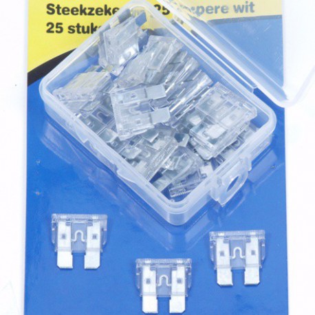 Steekzekeringen 25 ampere 25 stuks