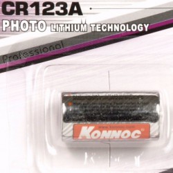 Batterij CR123A Camera