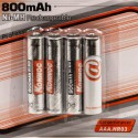 Batterijen oplaadbaar AAA 4 stuks 800 mAH