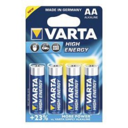 Batterijen Varta AA High Energy penlite 4 stuks