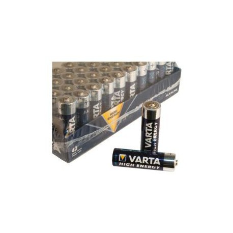 Batterijen Varta AA High Energy penlite 40 stuks