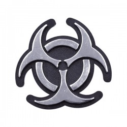 3d deco sticker Biohazard