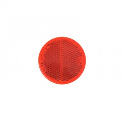 Reflector rond 60mm rood zelfklevend