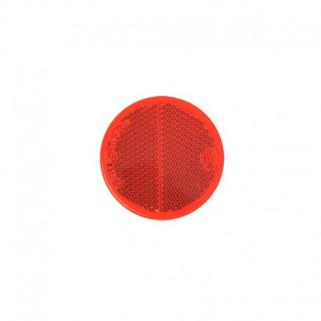 Reflector rond 60mm rood zelfklevend
