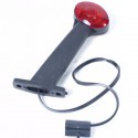 Breedtelamp aanhanger LED rood wit steel 