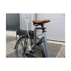 Hondenbeugel voor fiets met veer