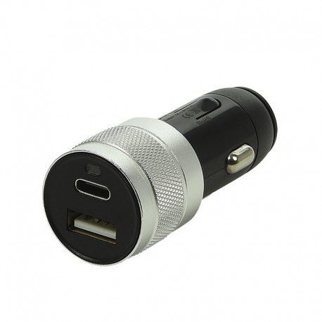 Stekker 12-24 volt USB en micro USB 