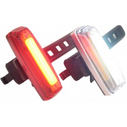 Monorail USB oplaadbare fietsverlichting set