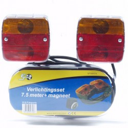 Verlichtingsset met magneet 7.5 meter