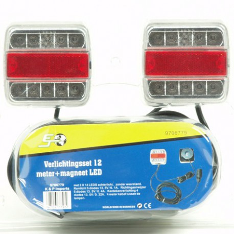 Verlichtingsset LED magneet 12 meter