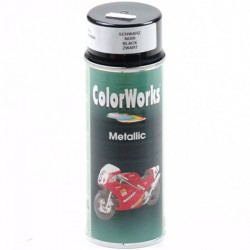 Verf zwart metallic Colorworks